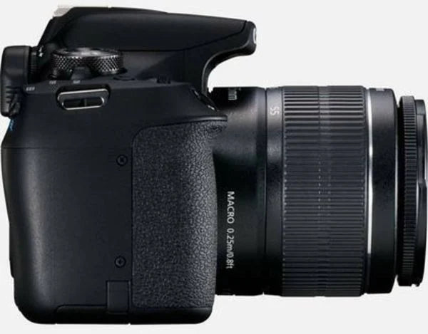 Canon EOS-2000D Digitale Spiegelreflexkamera EF-S 18-55 mm IS II 24.1 Megapixel Schwarz Optischer Sucher, mit eingebautem Blitz, WiFi, Full HD Video,