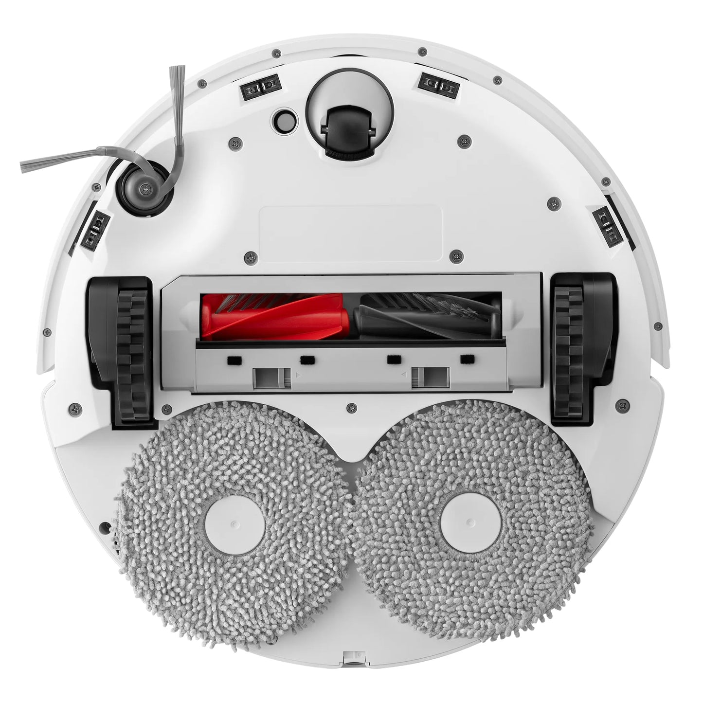 Roborock Qrevo 5AE Staubsauger Roboter 12.000 Pa, 100% Haarentfernung,0% Verhedderung,All-in-One-Dock (Warmluft), inkl. 1L Reinigungsflüssigkeit, Weiß