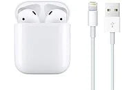 APPLE AirPods (2. Generation), In-ear Kopfhörer Bluetooth Weiß